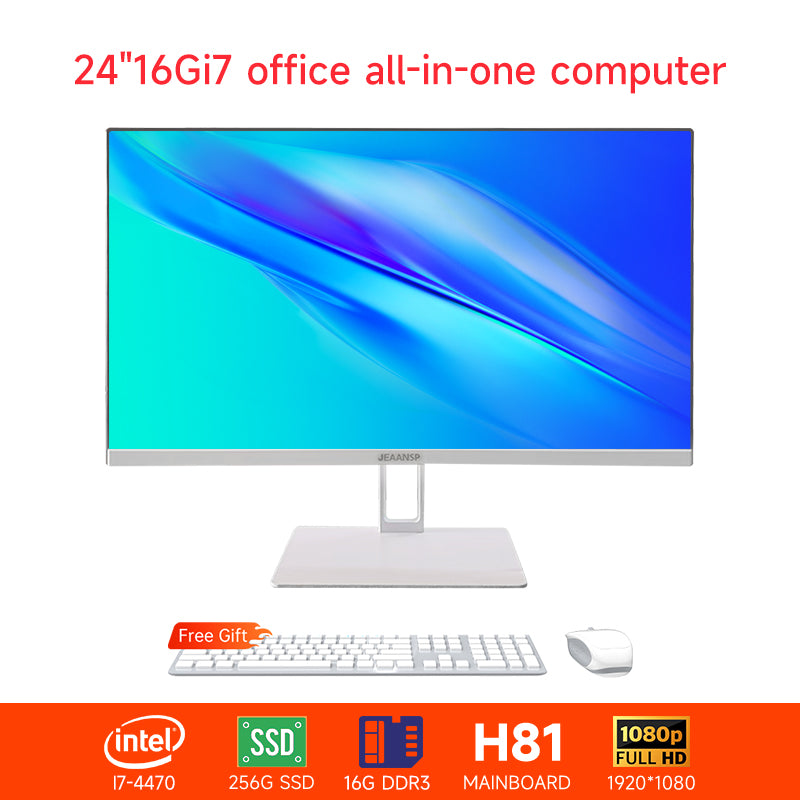 【All in one PC】 22" 24" All in one desktops pc UltraSlim i5-i7 8/16GB RAM 256GB SSD