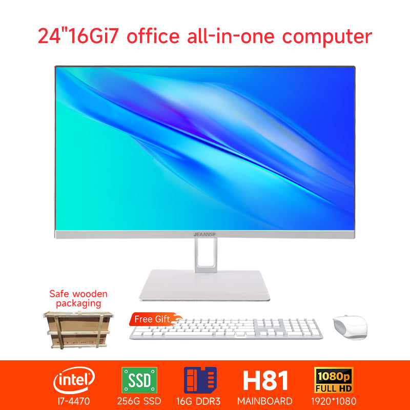 【All in one PC】 22" 24" All in one desktops pc UltraSlim i5-i7 8/16GB RAM 256GB SSD