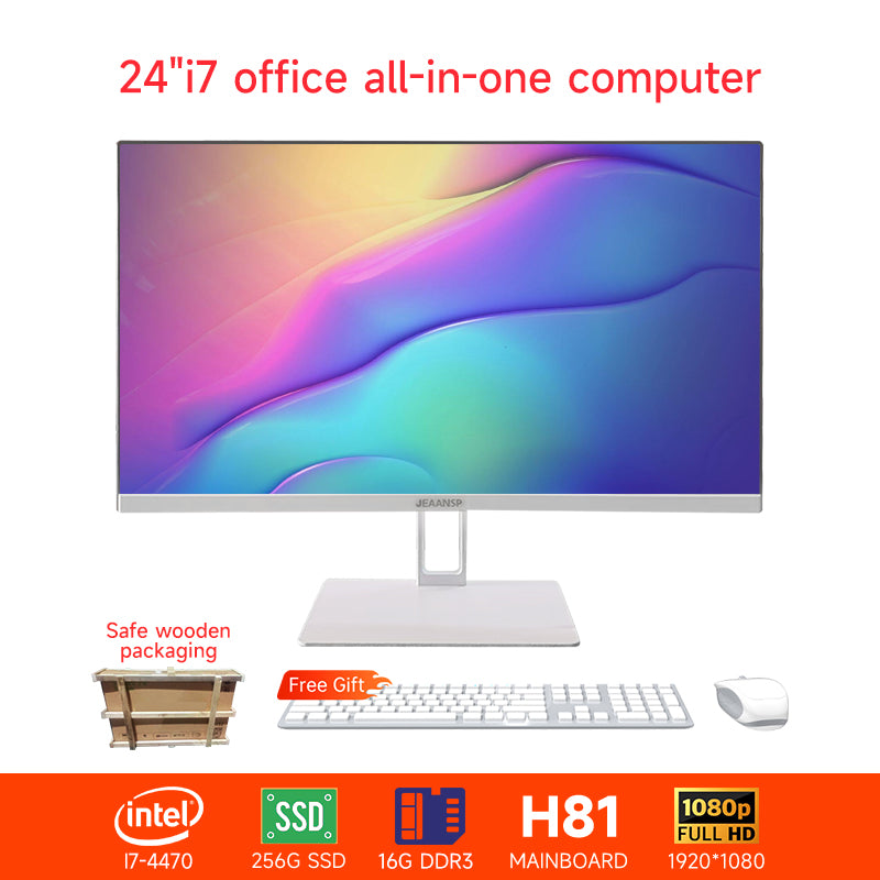 【All in one PC】 22" 24" All in one desktops pc UltraSlim i5-i7 8/16GB RAM 256GB SSD