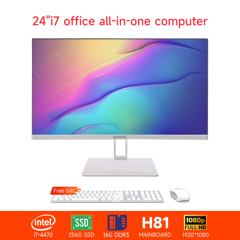 【All in one PC】 22" 24" All in one desktops pc UltraSlim i5-i7 8/16GB RAM 256GB SSD