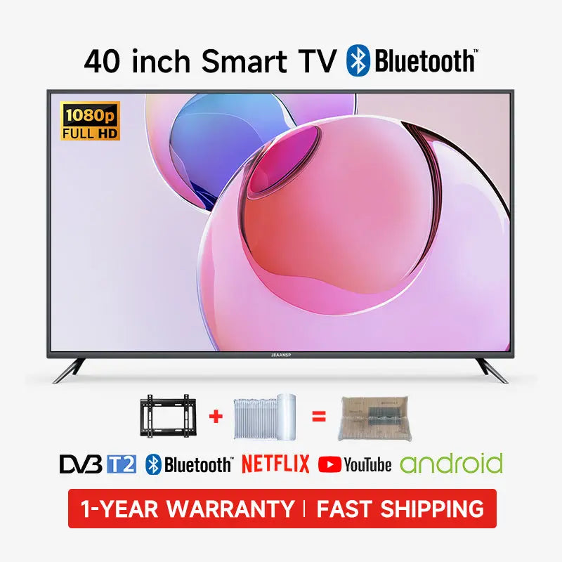 32/40/43/46/50/55/65/75 inch WiFi/Bluetooth/Netfix/YouTube/DVB-T2/MYTV