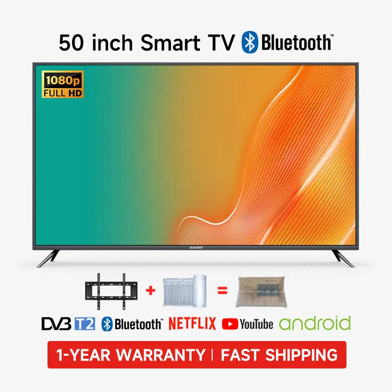 32/40/43/46/50/55/65/75 inch WiFi/Bluetooth/Netfix/YouTube/DVB-T2/MYTV
