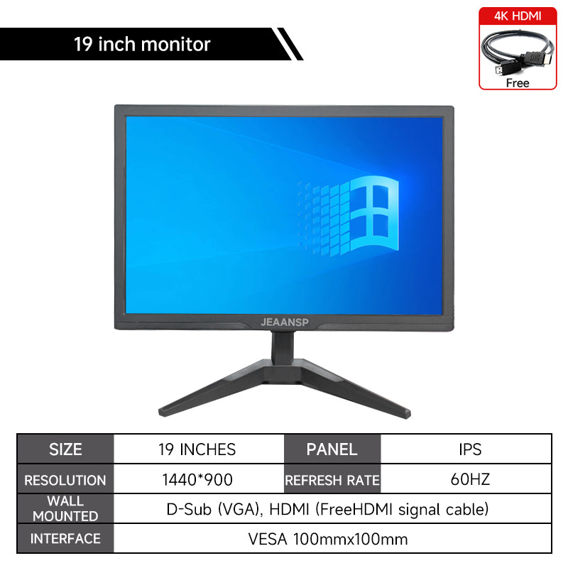 19/22/25 inch 75HZ-1080P  Office  Borderless PC Monitor