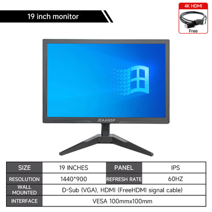 19/22/25 inch 75HZ-1080P  Office  Borderless PC Monitor