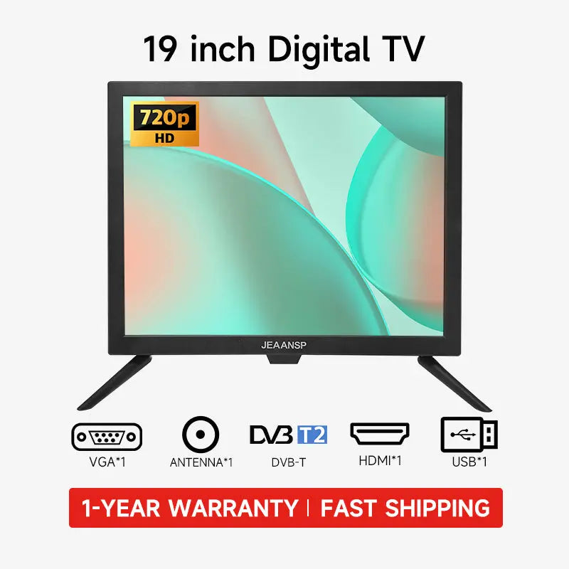 JEAANSP 19/22/24/26/32 Inch Digital Television Built-in DVB-T2