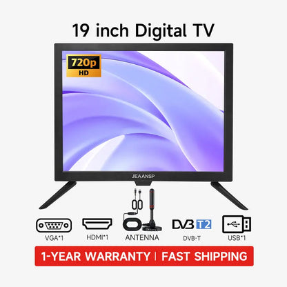 JEAANSP 19/22/24/26/32 Inch Digital Television Built-in DVB-T2