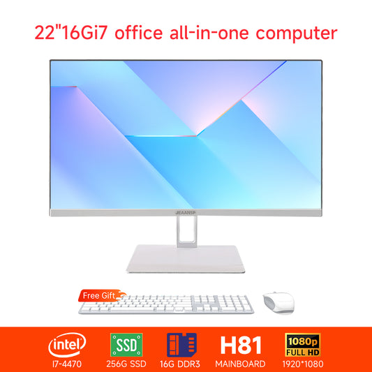 【All in one PC】 22" 24" All in one desktops pc UltraSlim i5-i7 8/16GB RAM 256GB SSD
