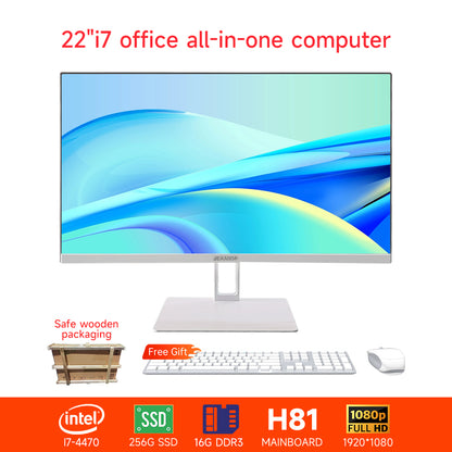 【All in one PC】 22" 24" All in one desktops pc UltraSlim i5-i7 8/16GB RAM 256GB SSD