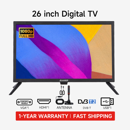 24/26 Inch Digital TV   DTV-T2 Build in MYTV +Antenna