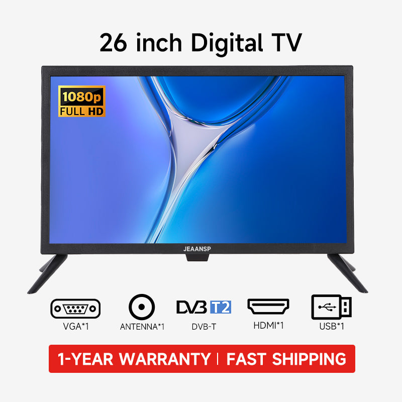 24/26 Inch Digital TV   DTV-T2 Build in MYTV +Antenna