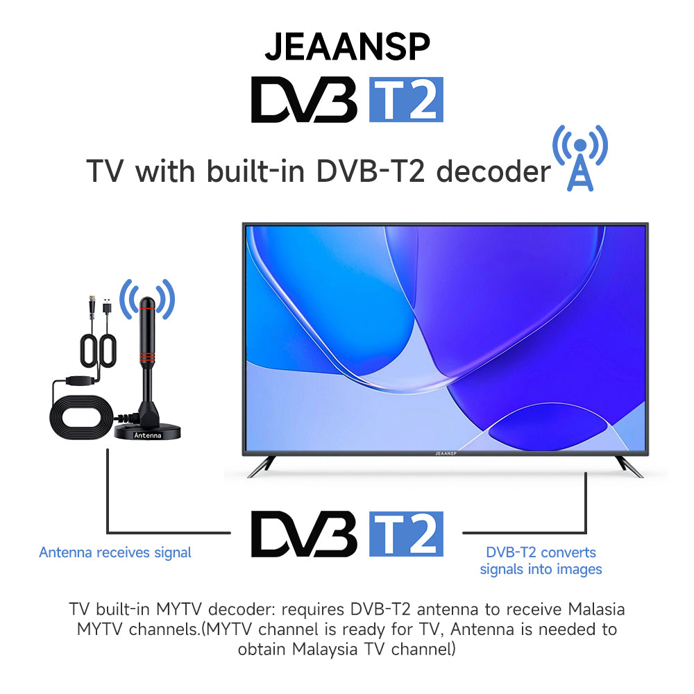 24/26 Inch Digital TV   DTV-T2 Build in MYTV +Antenna