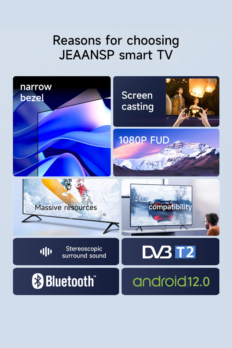 Smart TV 32/40/43/46/50/55 Bluetooth/NETFLIX/ Youtube/ android TV