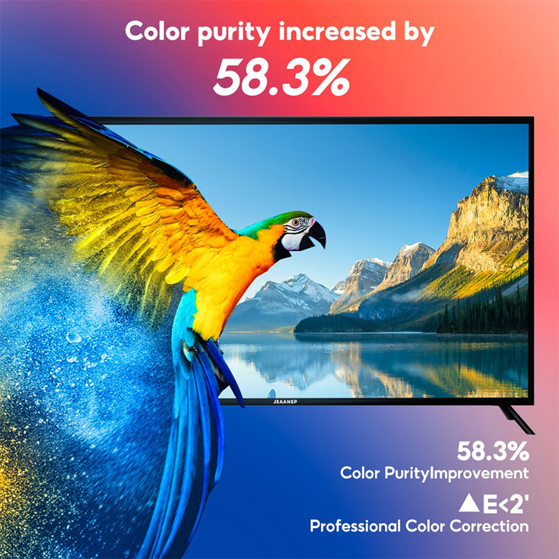 JEAANSP LED TV Bluetooth Digital Smart TV 55/65 inch 4K Android 14.0 TV WiF Netflix YouTube MYTV/DVB-T2 - JEAANSP TV