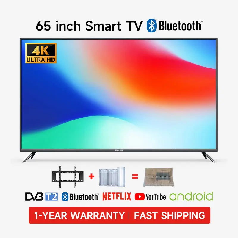 32/40/43/46/50/55/65/75 inch WiFi/Bluetooth/Netfix/YouTube/DVB-T2/MYTV