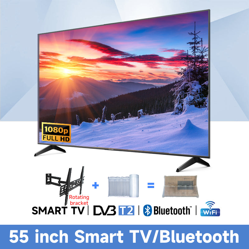 55/65 /75 inch 4K Android 14.0 TV WiF Netflix YouTube MYTV/DVB-T2